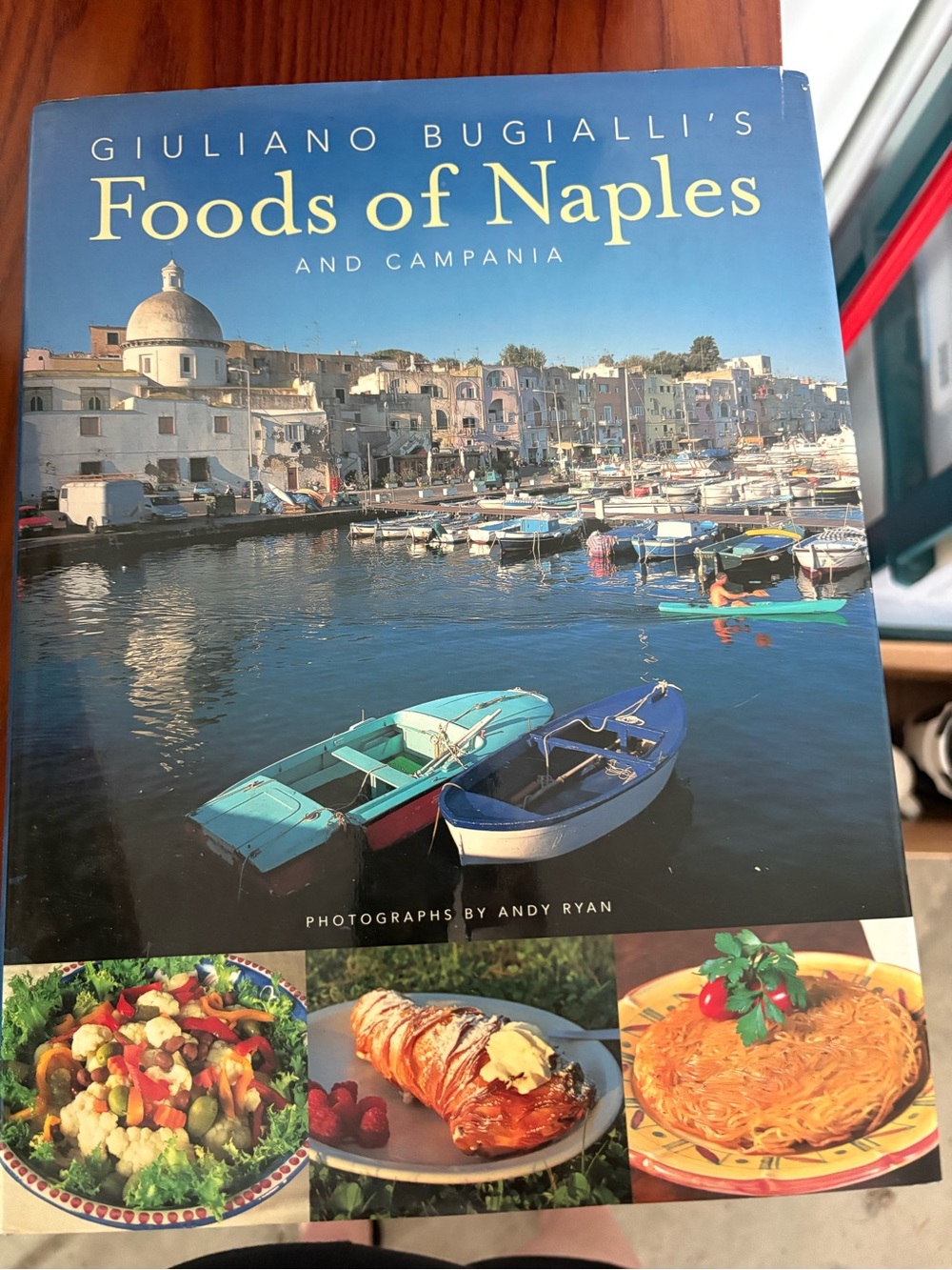 Foods of Naples Cookbook by - Blue Cover